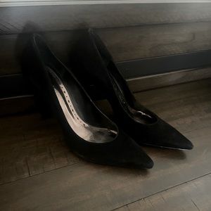 Black Suede Pumps